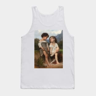 Au Bord du Ruisseau by William-Adolphe Bouguereau Tank Top